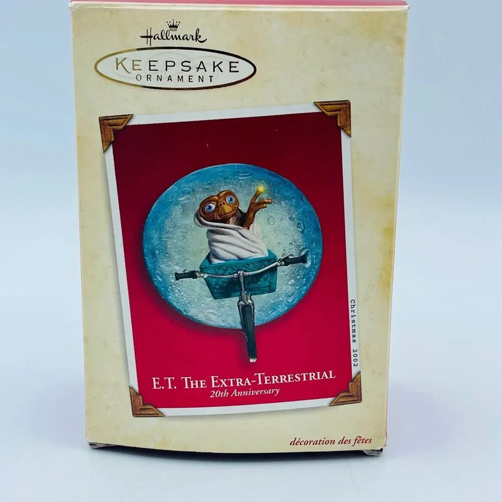 Hallmark Keepsake ET E.T. Extra Terrestrial 20th Anniversary Christmas Ornament